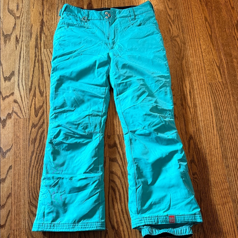 Roxy Vibrant Teal Ski Kids Pants